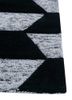 contour ivory wool and viscose hand tufted Rug - Corner contour ivory wool and viscose hand tufted Rug - Corner
